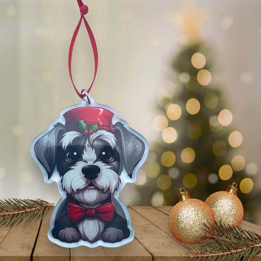 Acrylic Pet ornament, Christmas Ornament, Pet Memorial Ornament,Christmas Photo Ornament, Pet Portrait