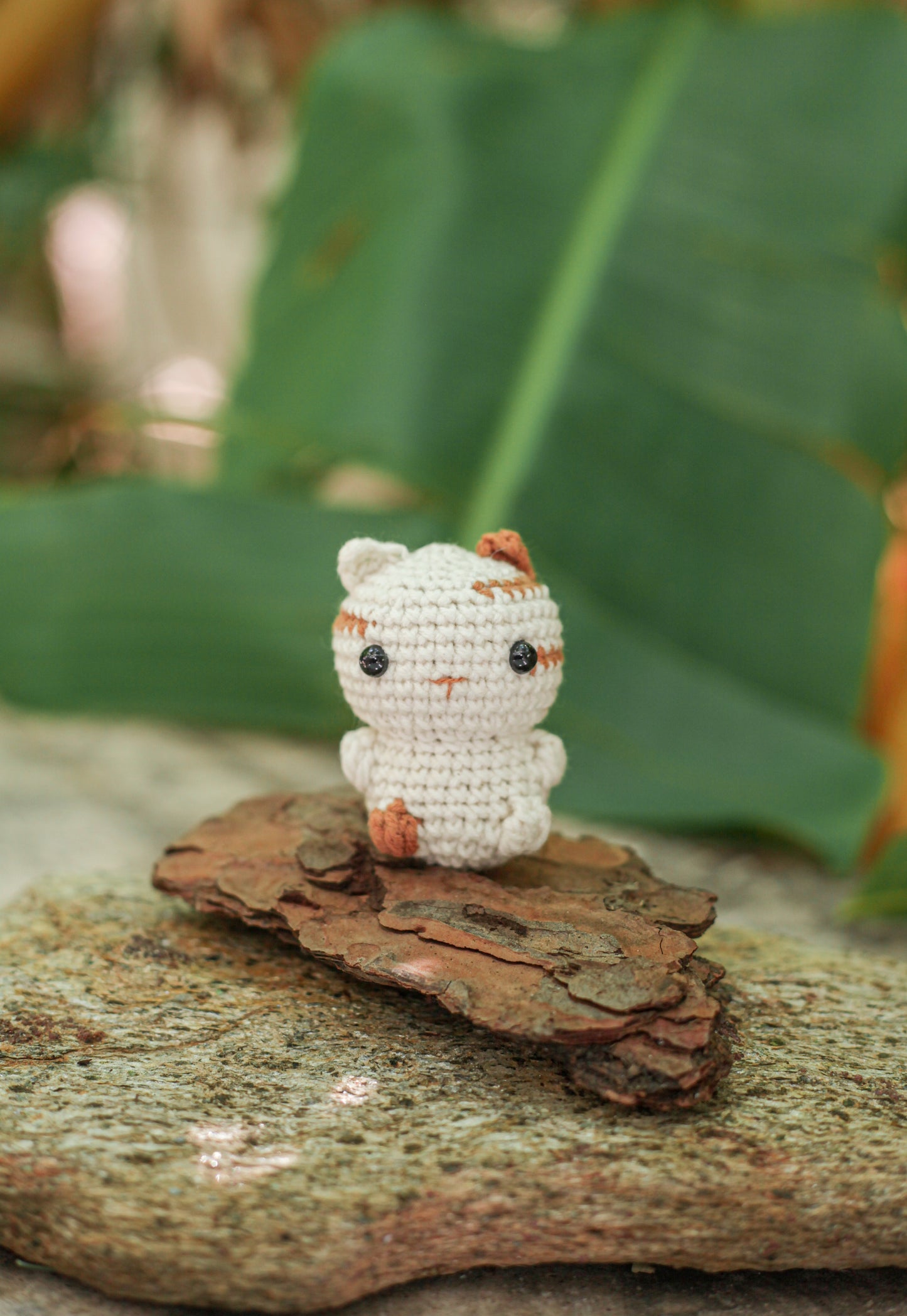 Cat Crochet Miniature Doll . Perfect Sensory Fidget Toy . Car and Office Desk Decor . Pocket Hug, Cute DIY Baby Mobile and Stocking Stuffer