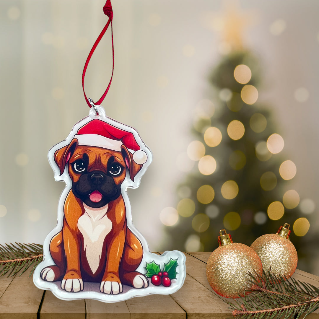 Acrylic Pet ornament, Christmas Ornament, Pet Memorial Ornament,Christmas Photo Ornament, Pet Portrait