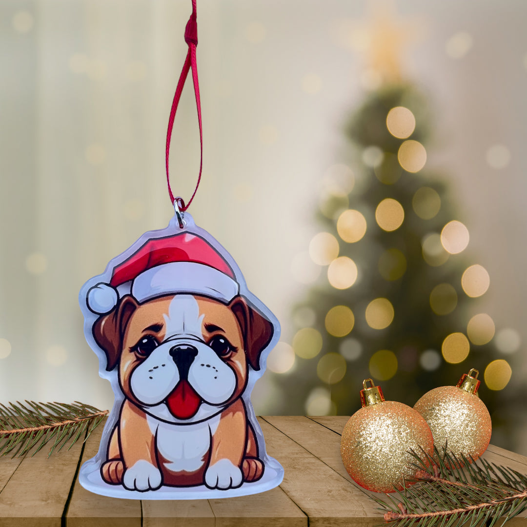 Acrylic Pet ornament, Christmas Ornament, Pet Memorial Ornament,Christmas Photo Ornament, Pet Portrait