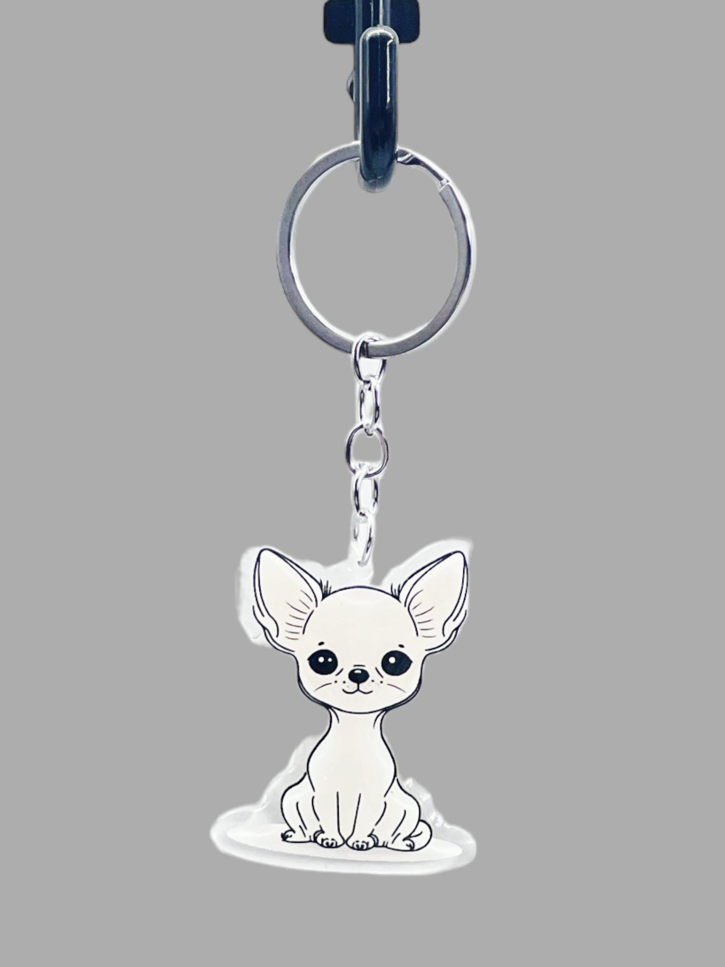 Siamese Cat Acrylic Keychain, Cute kawaii memorial ornament, pet portrait charm, backpack fob, dad car décor, stocking stuffer, birthday gift