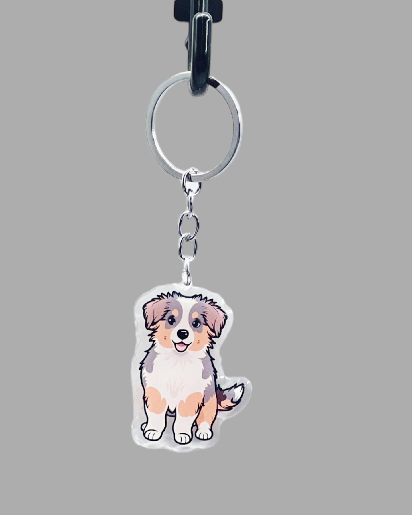 Persian Cat Acrylic Keychain, Cute kawaii memorial ornament, pet portrait charm, backpack fob, dad car décor, stocking stuffer, birthday gift