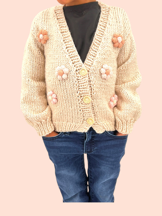 Kids Sweater Cardigan Daisy