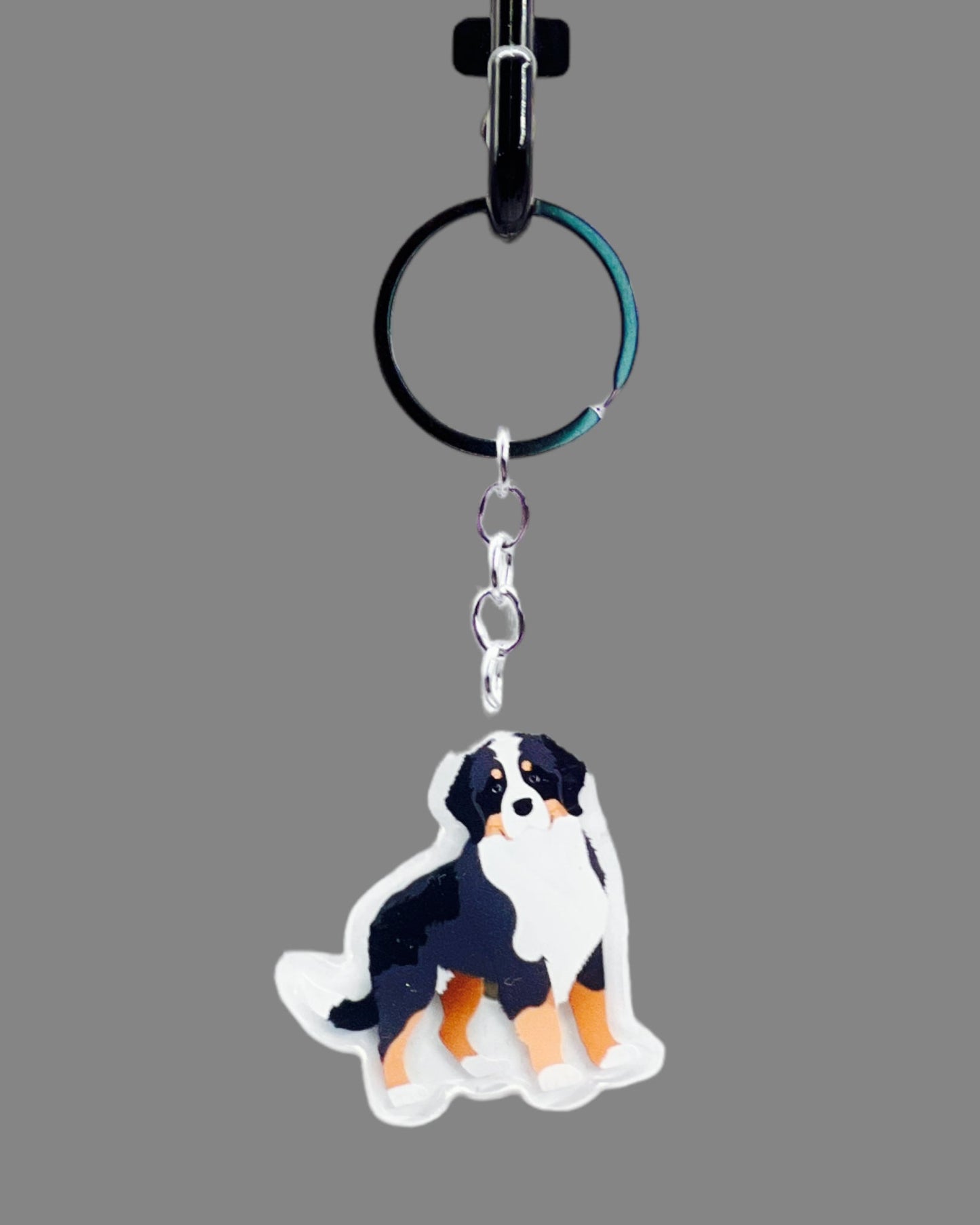 Beagle Dog Acrylic keychain Cute kawaii memorial ornament, pet portrait charm gift  backpack photo fob, dad car décor, first day of school