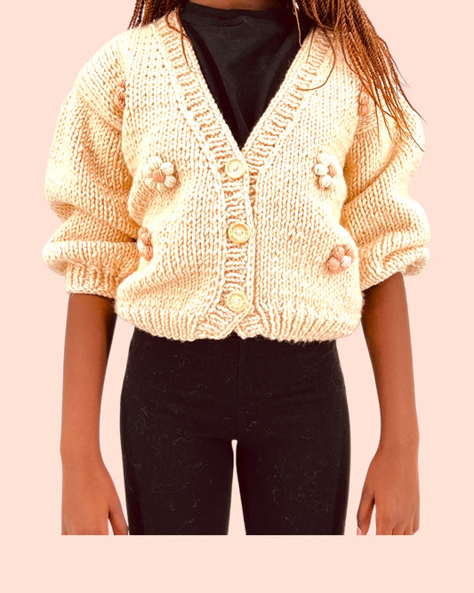 Kids Sweater Cardigan Daisy