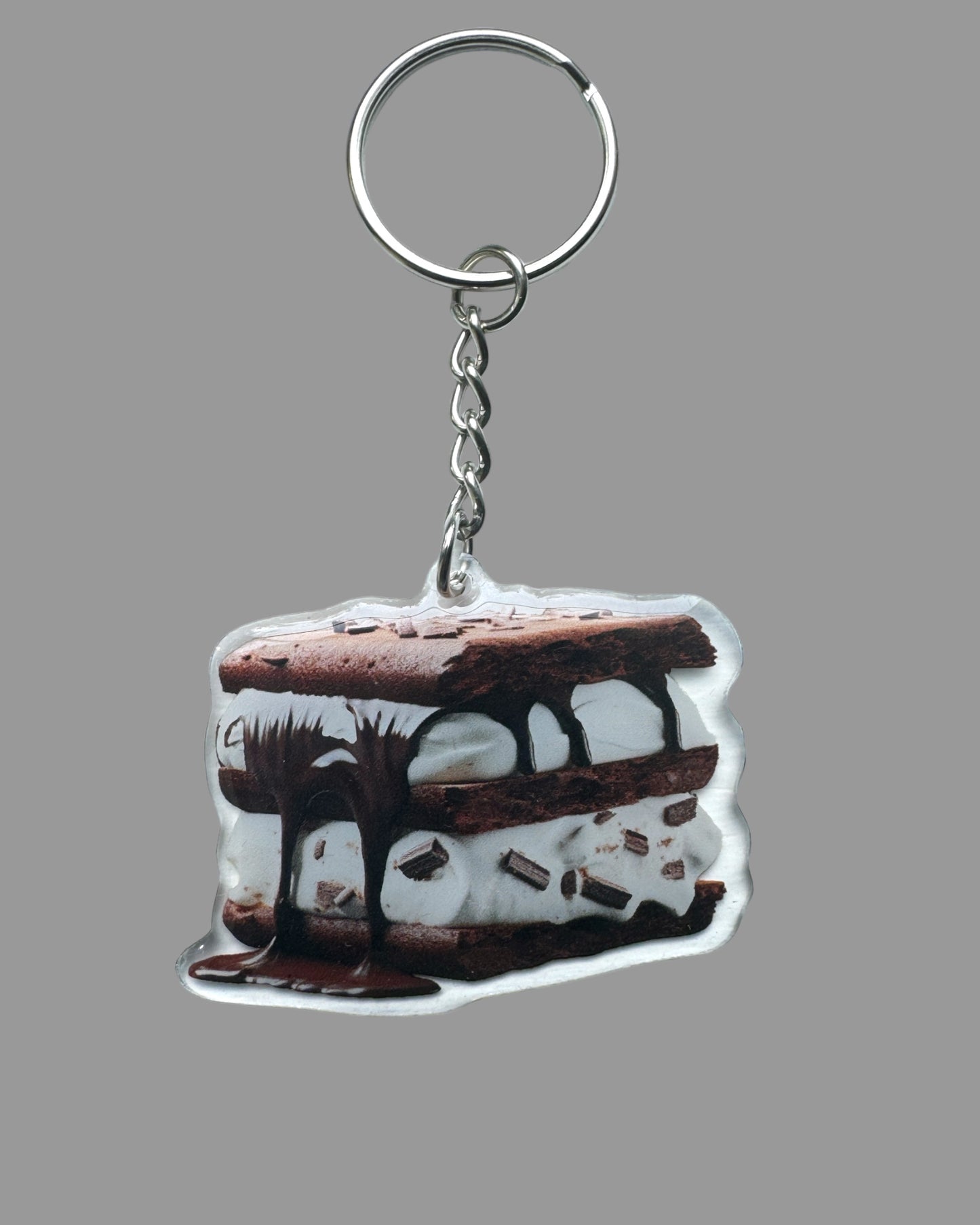 Food lovers gift ice cream sandwich acrylic keychain other