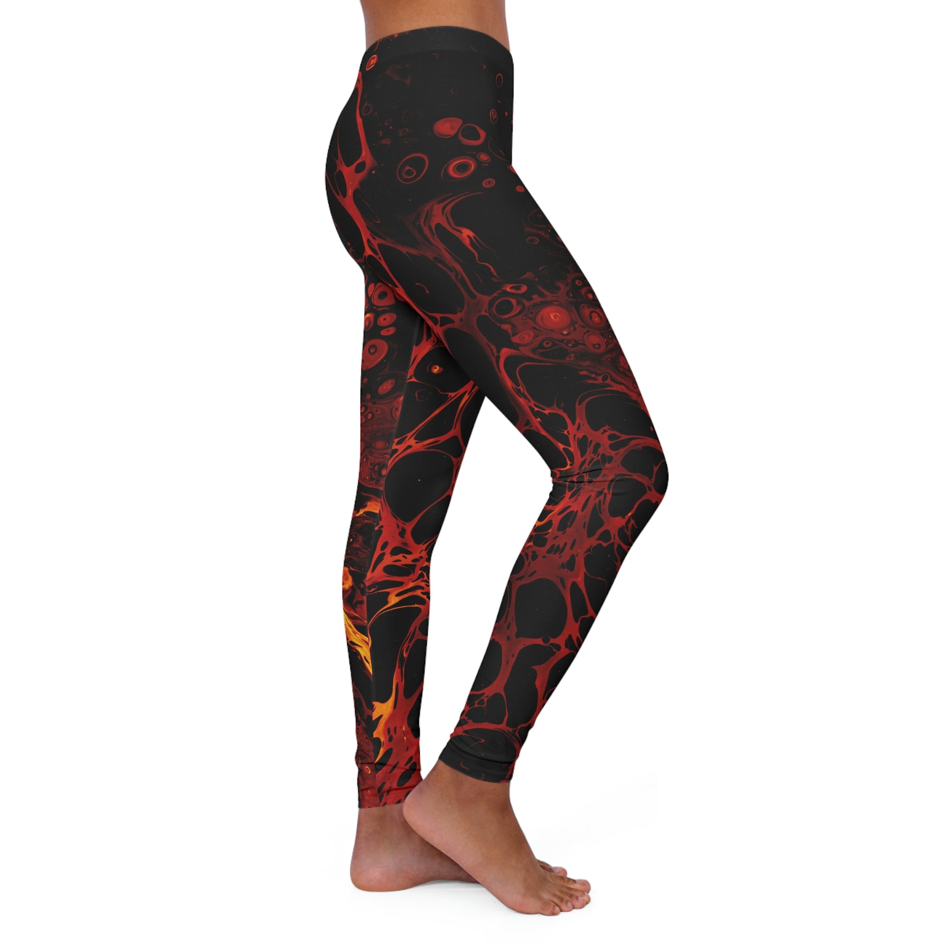 Lava Women Cute Summer Leggings, One of a Kind Gift - Workout Activewe –  Vimbai Madya