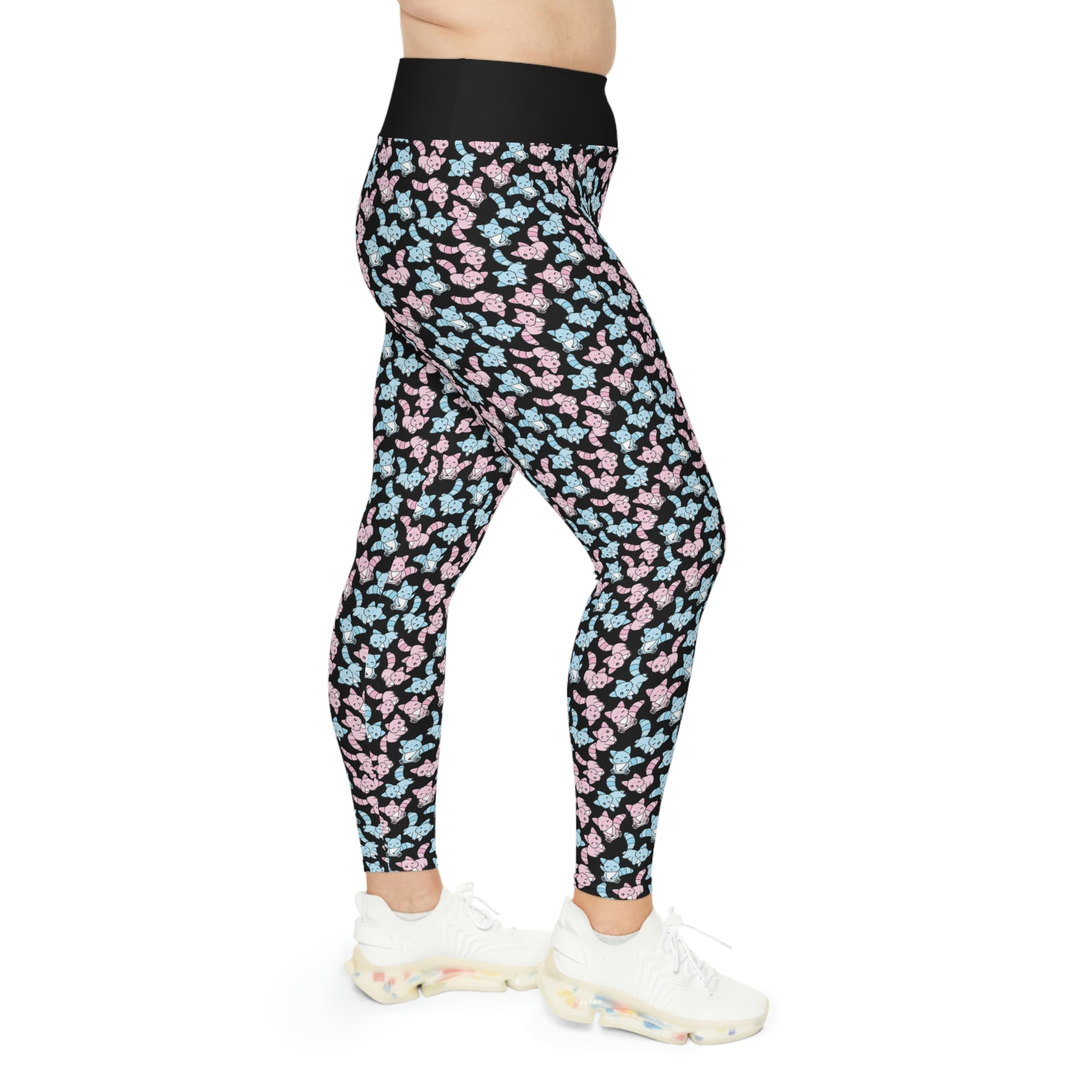 Cat Mom Plus Size Leggings, One of a Kind Workout Activewear for Wife – Vimbai  Madya