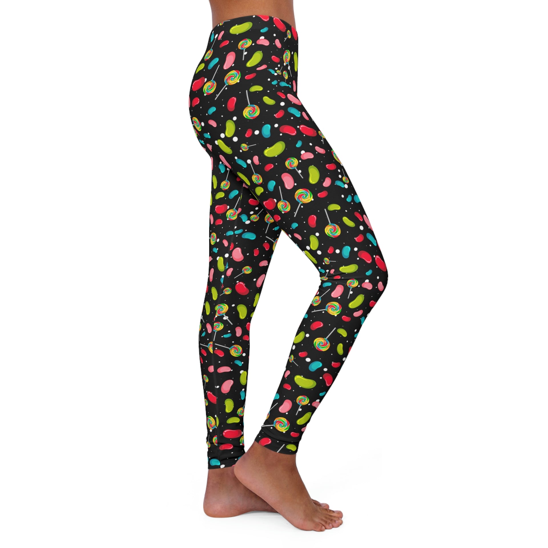 Women's Candy Summer Leggings . One of a Kind Workout Activewear tight –  Vimbai Madya