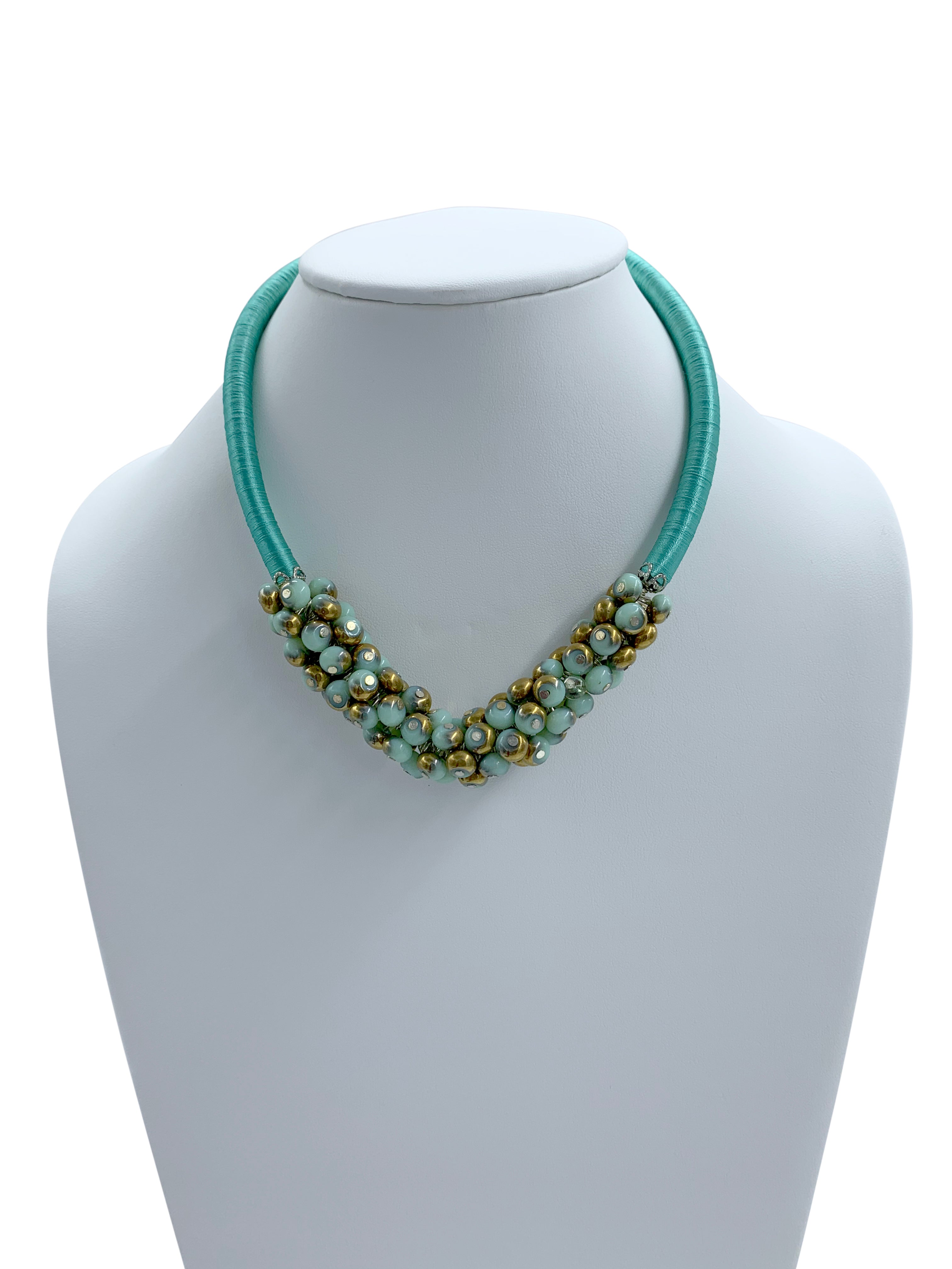 multistrand fiber necklace, handmade necklace, unique necklaces for wo –  Jiakuma